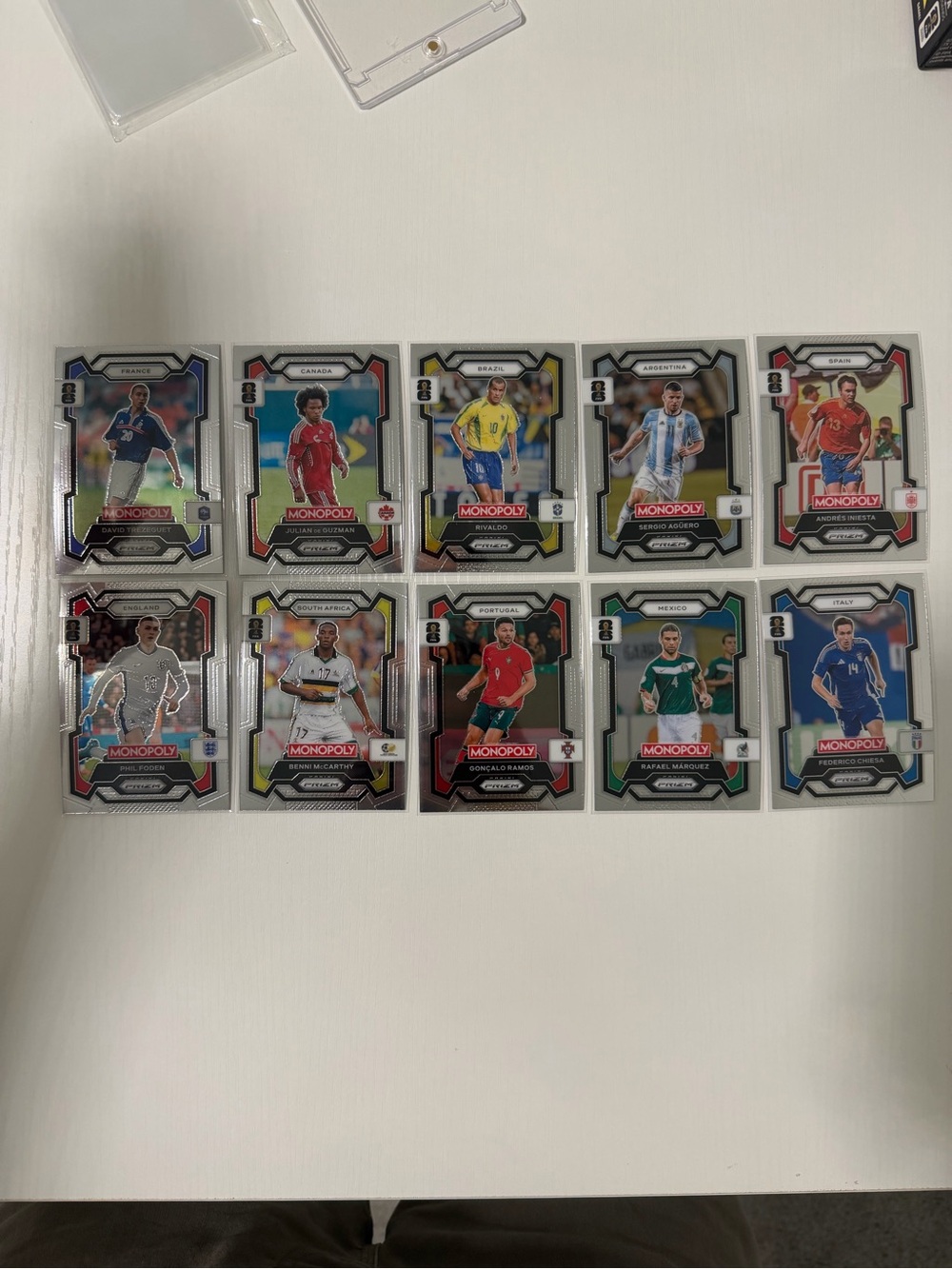 Panini Soccer Card Set - Multicolor Player Cards